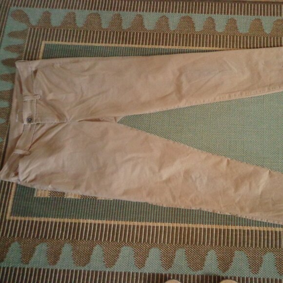 Old Navy Skinny Pants 6 TALL Tan Zip/Button Closure Belt Loops Pockets - Picture 2 of 13